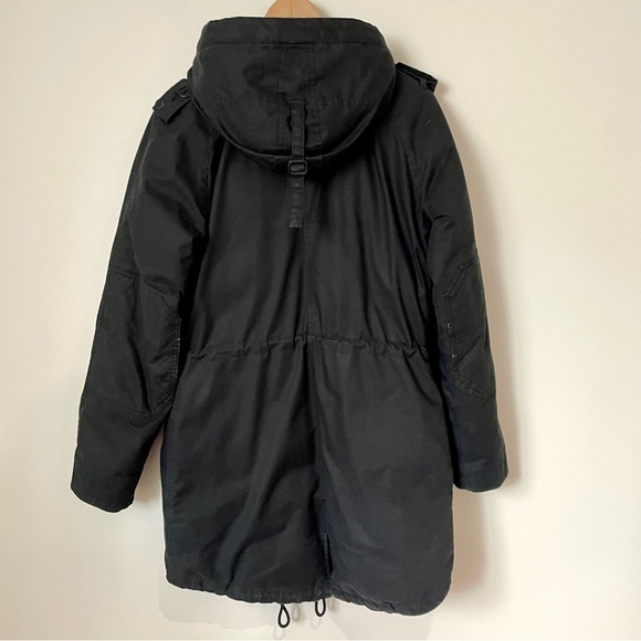 Aritzia Black Hooded Parka - Picture 2 of 11